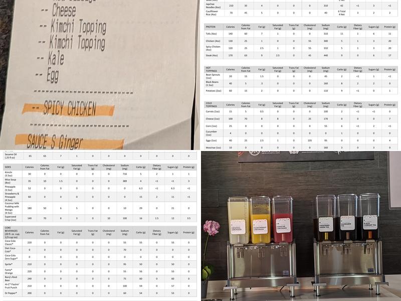 BIBIBOP Asian Grill Menu