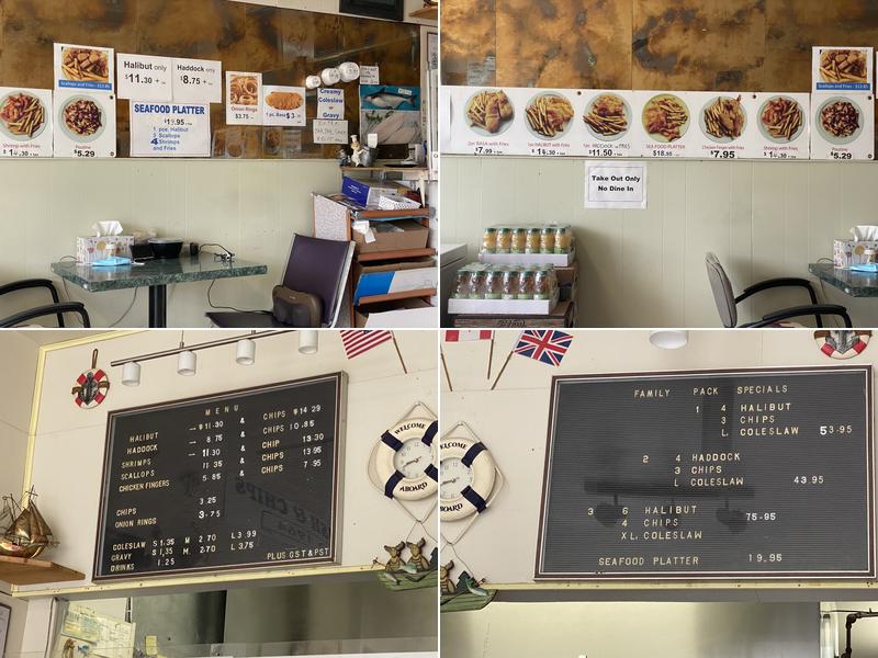 Cooksville Fish And Chips Menu