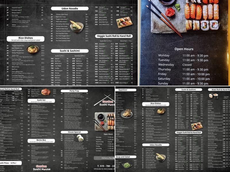 Gordon Sushi House Menu