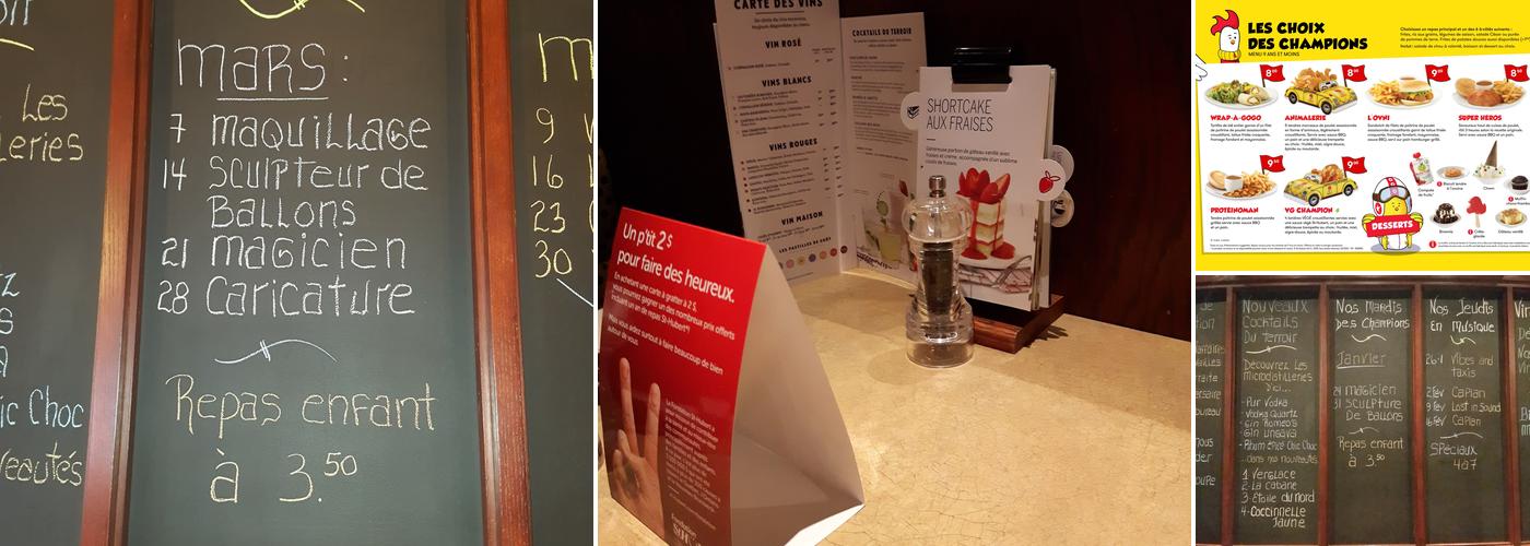 Rôtisserie St-Hubert Menu