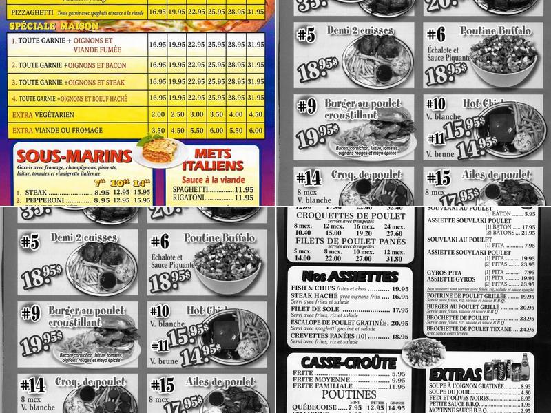 Comptoir à Pizza Menu