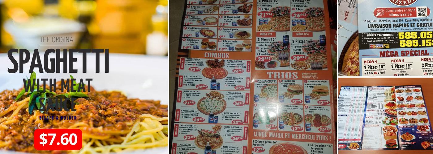 Restaurant Dino Menu