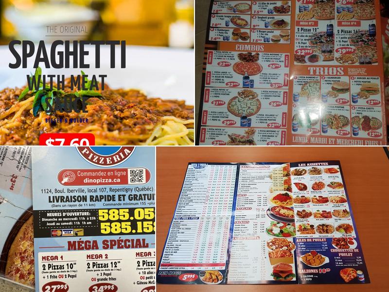 Restaurant Dino Menu