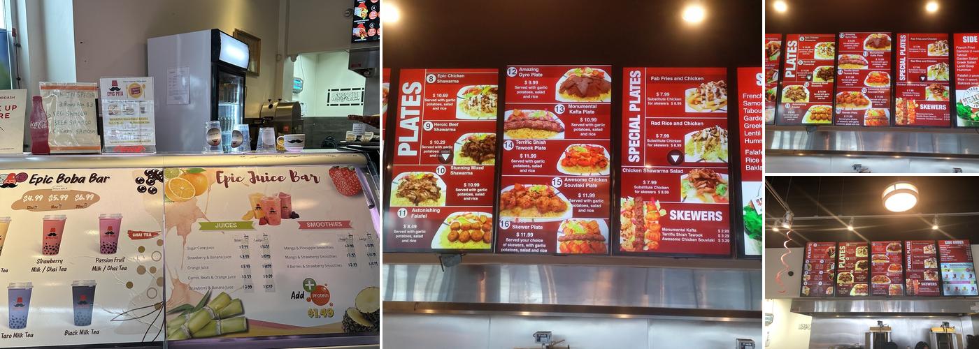Epic Pita Brampton Menu