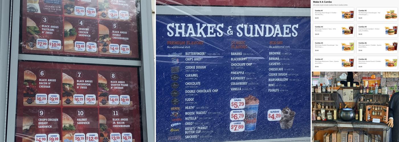 Arctic Circle Menu