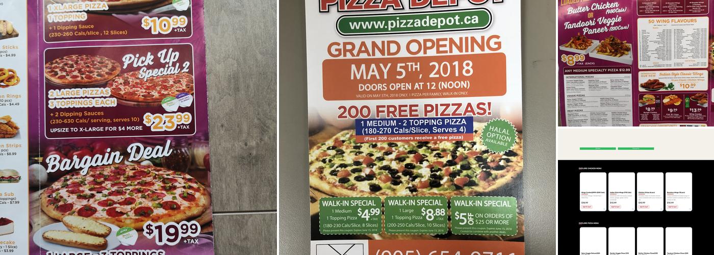 Pizza Depot Raylawson Menu