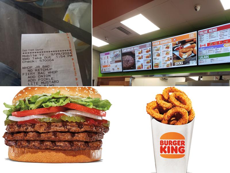 Burger King Menu