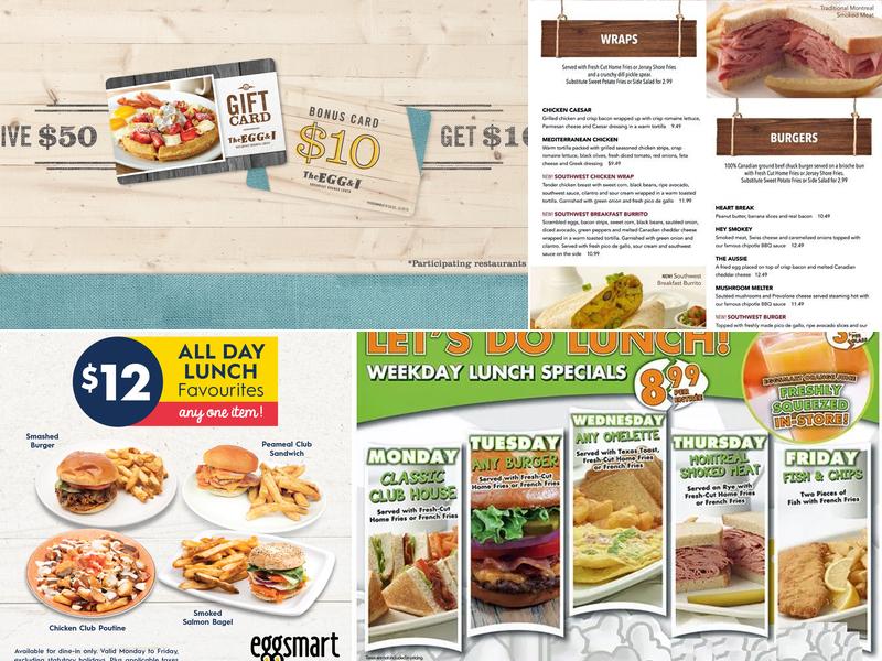 Eggsmart Menu