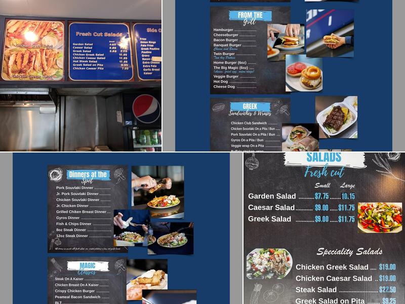 Magic Spot Grill Menu