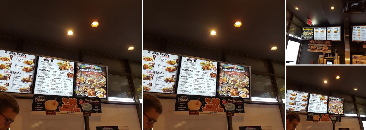Harvey's Menu
