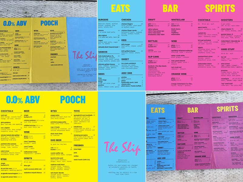 The Slip Menu