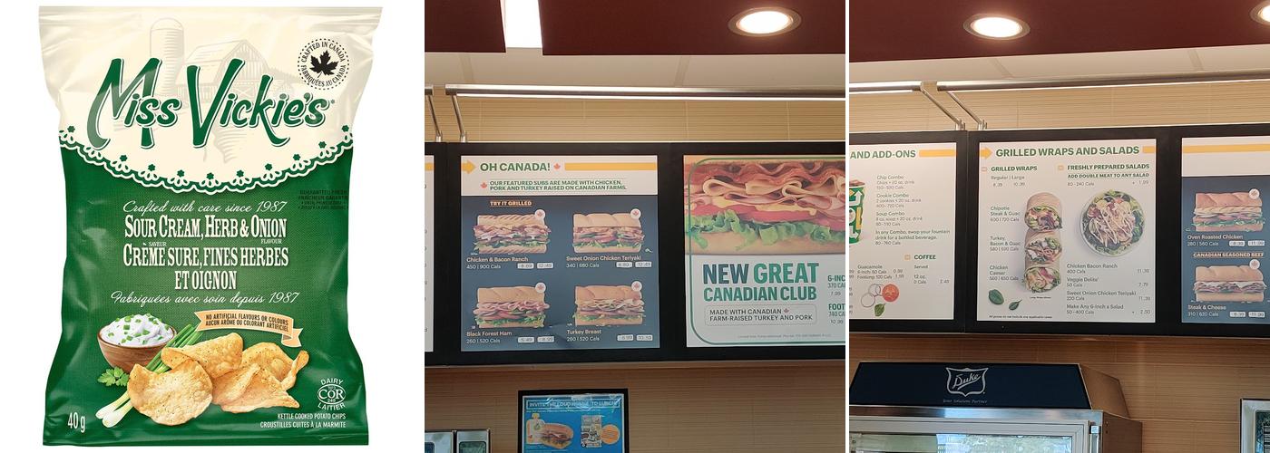 Subway Menu
