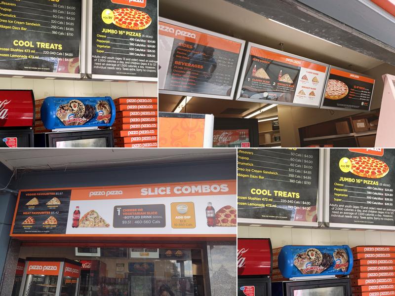 Pizza Pizza - Summer Location Menu