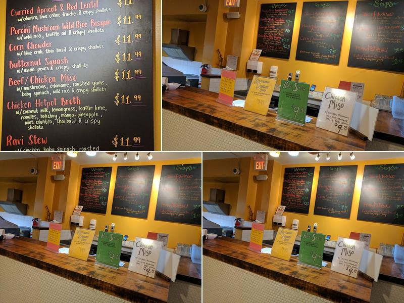 RaviSoups Menu