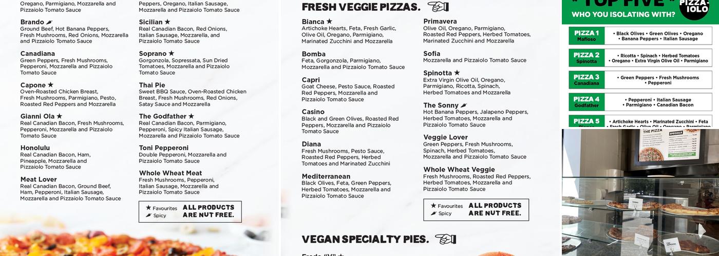 Pizzaiolo Menu