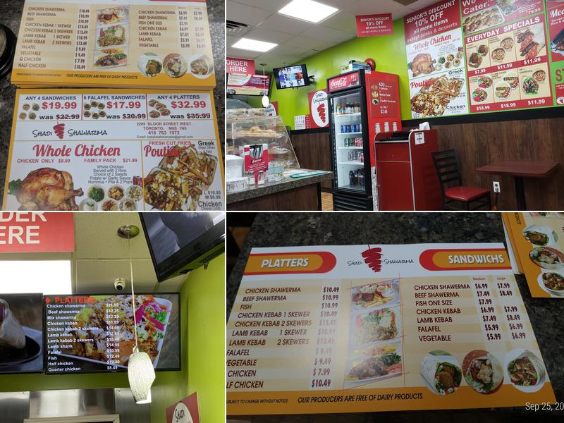 Meat-A-Pita Shawarma Menu