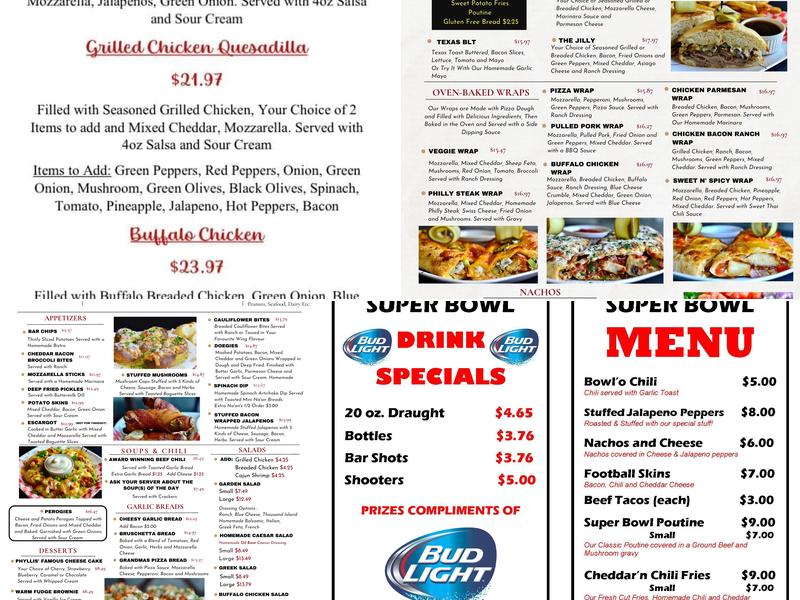 Just Johns Pizza, Pasta and Wings Menu