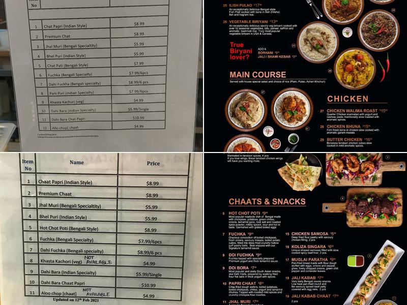 Premium Sweets Menu