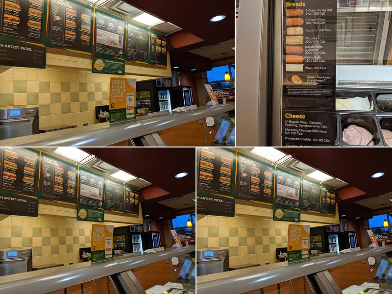 Subway Menu