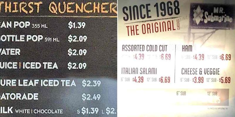 Mr.Sub Menu