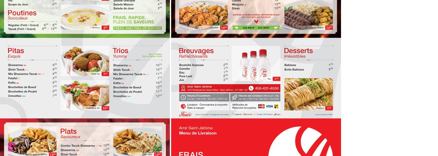 Amir Menu