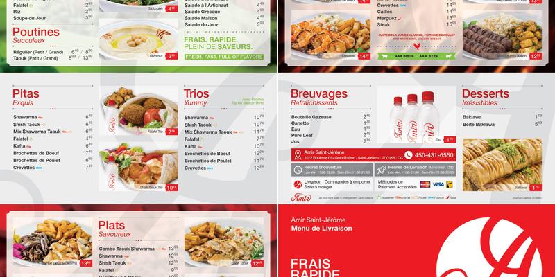 Amir Menu