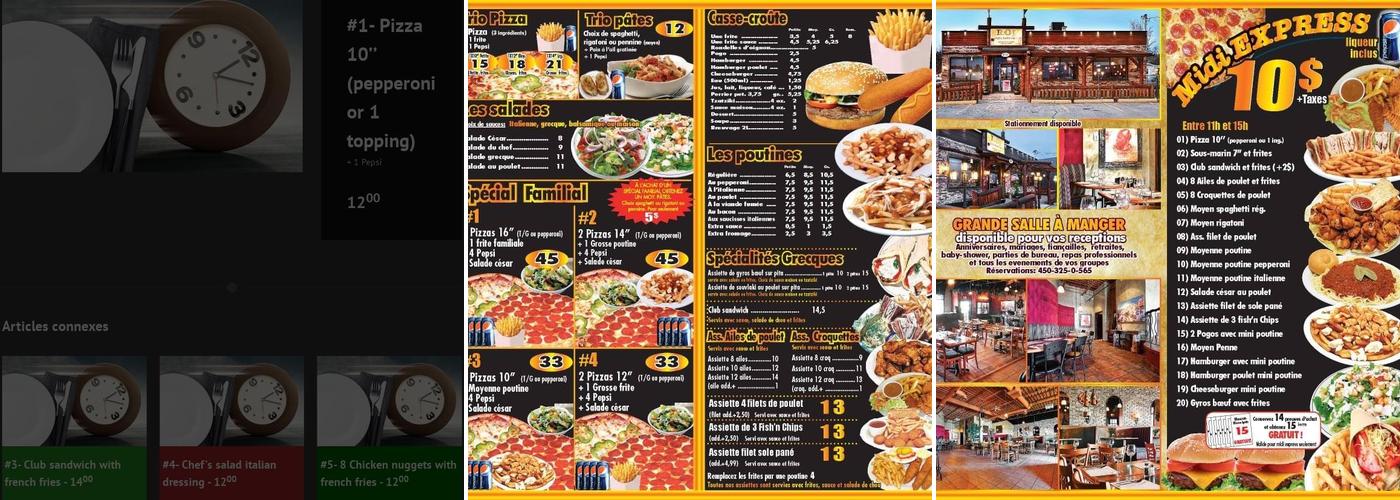 Roj Pizza (Cem) Menu