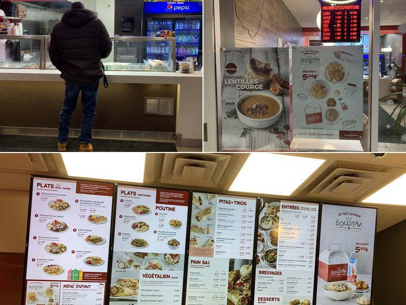 Restaurant Boustan Menu