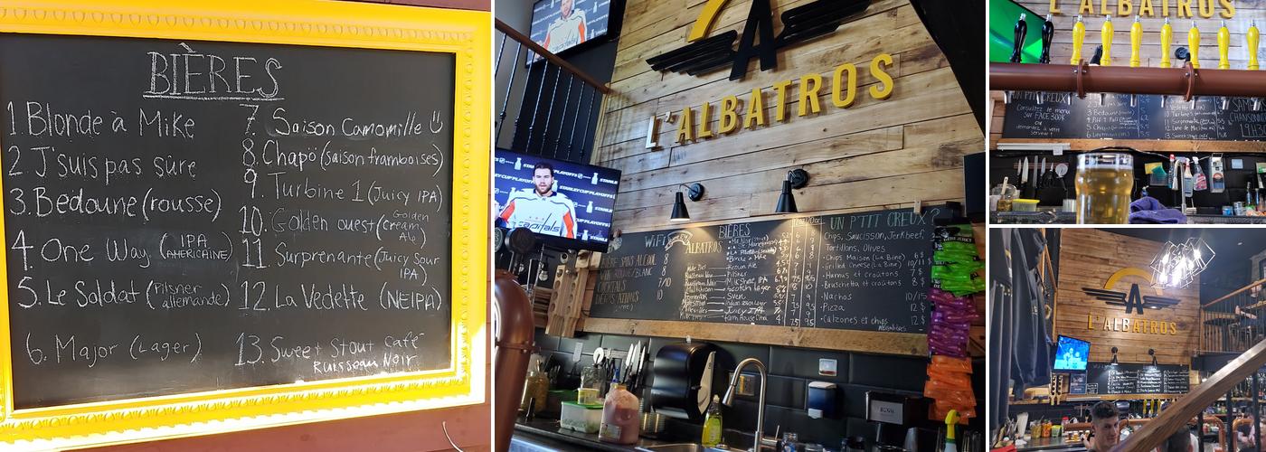 L'Albatros - Brasserie Artisanale Menu