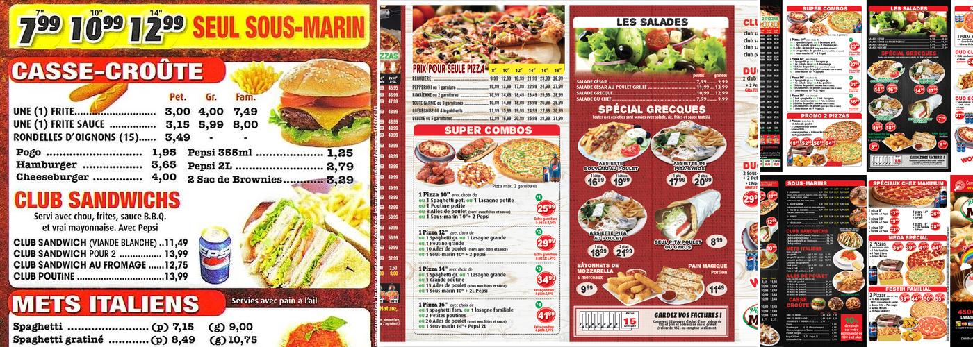 Pizza Maximum - Mascouche Menu