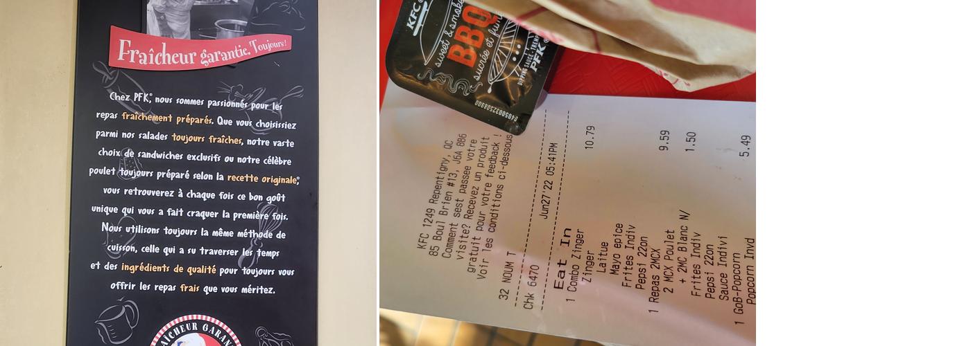 PFK Menu