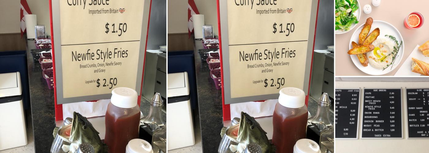 Golden Fish & Chips Menu