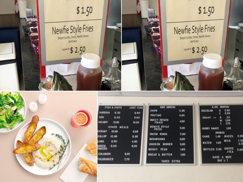 Golden Fish & Chips Menu