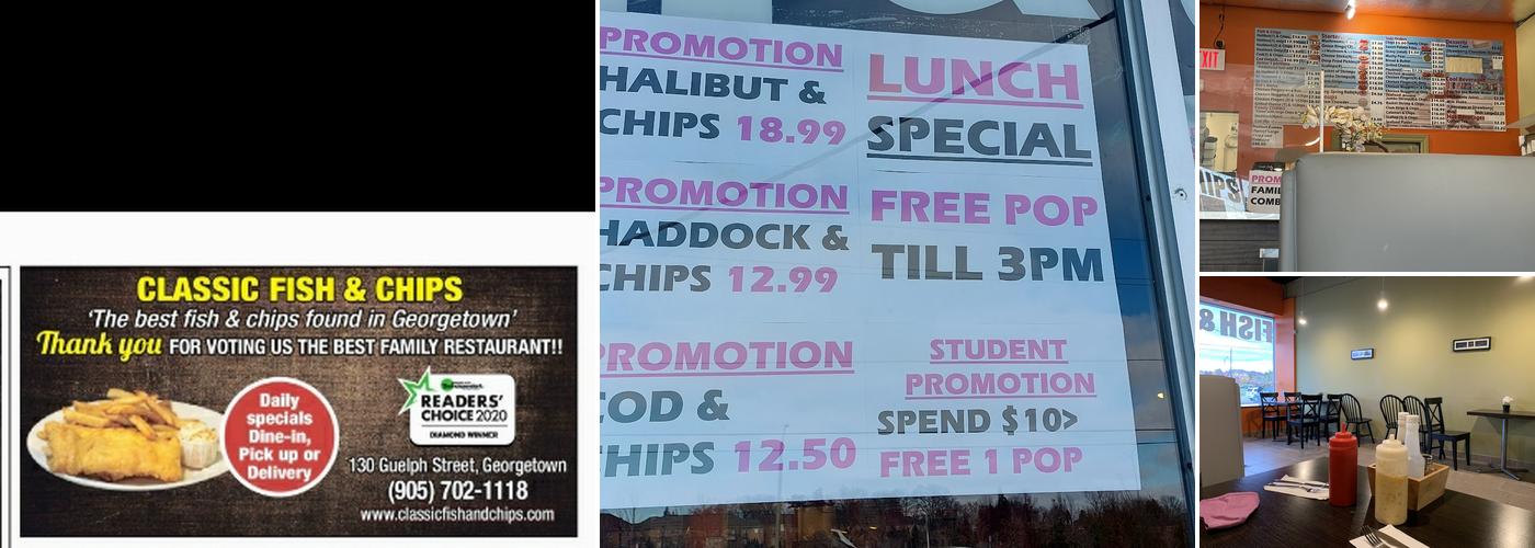 CLASSIC FISH & CHIPS Menu