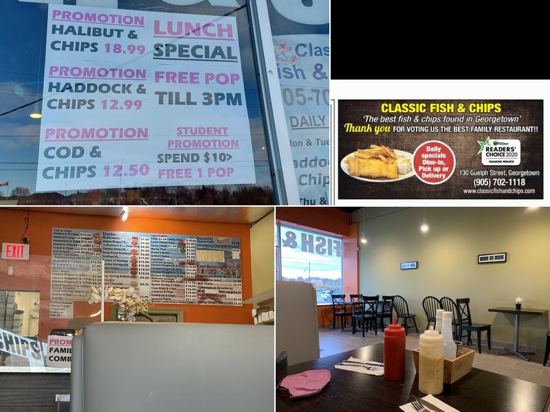 CLASSIC FISH & CHIPS Menu