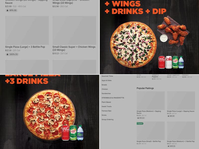 Pizza Pizza Menu