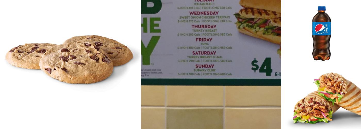 Subway Menu