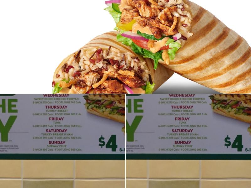 Subway Menu
