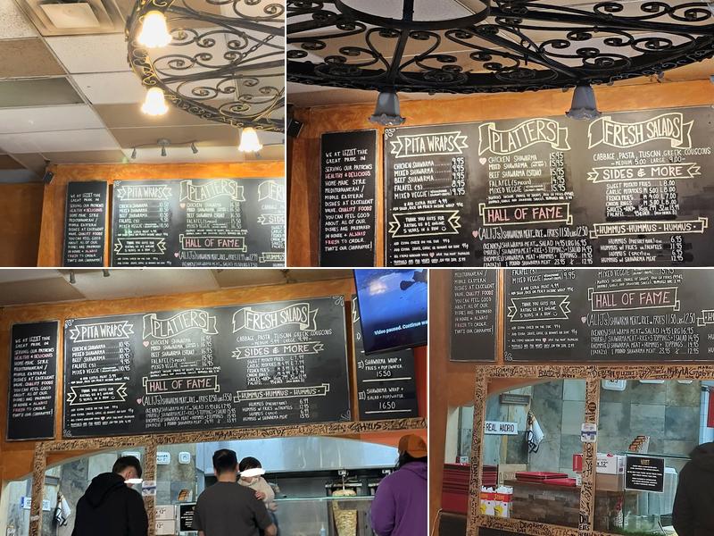 Lezzet Shawarma Falafel House Menu