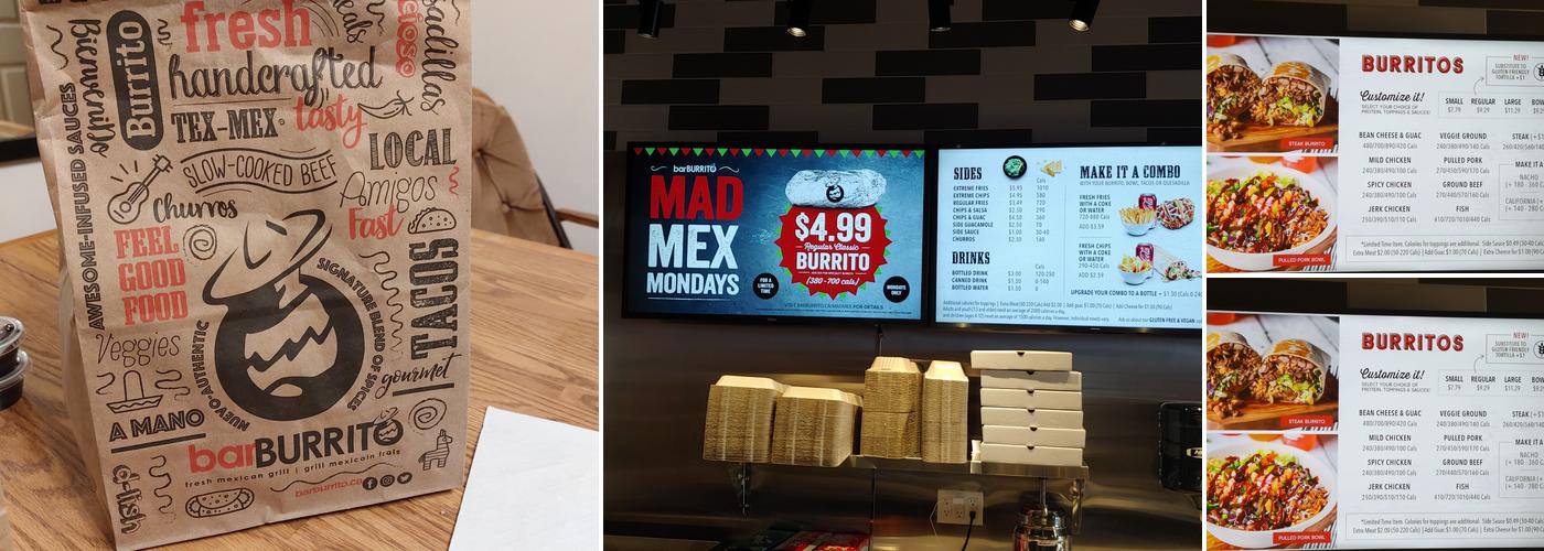 barBURRITO Menu