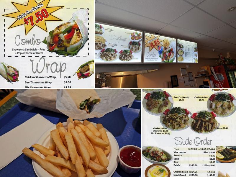 Habibi Shawarma Menu