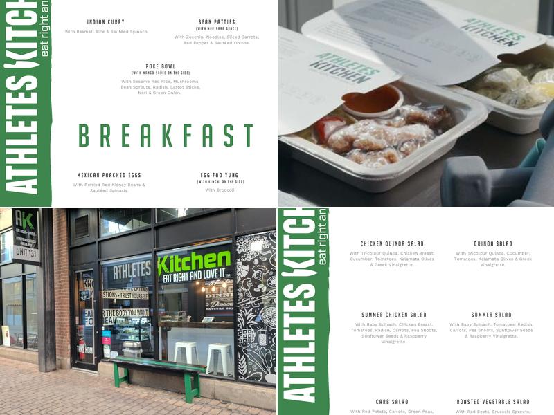 Athletes Kitchen Menu