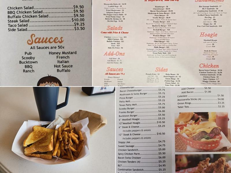 Burgers and More Menu