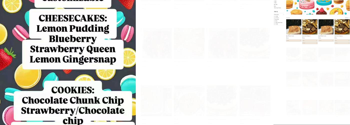 Nuthin Like 'Em cheesecakes Menu