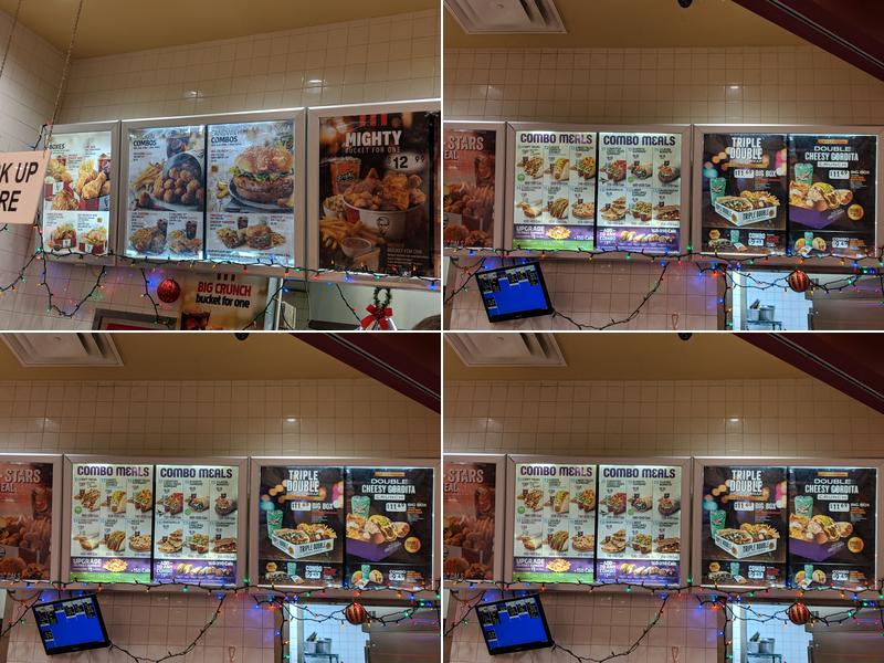 KFC Menu