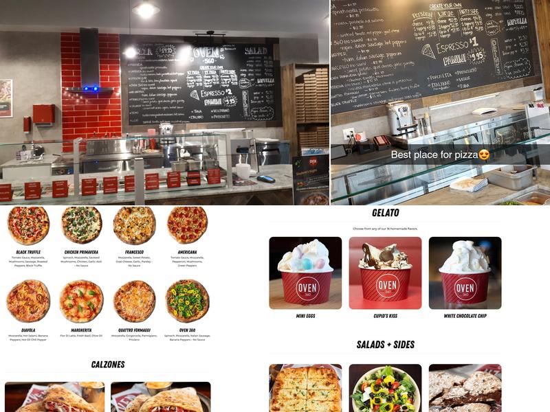 Oven 360 Leamington Menu