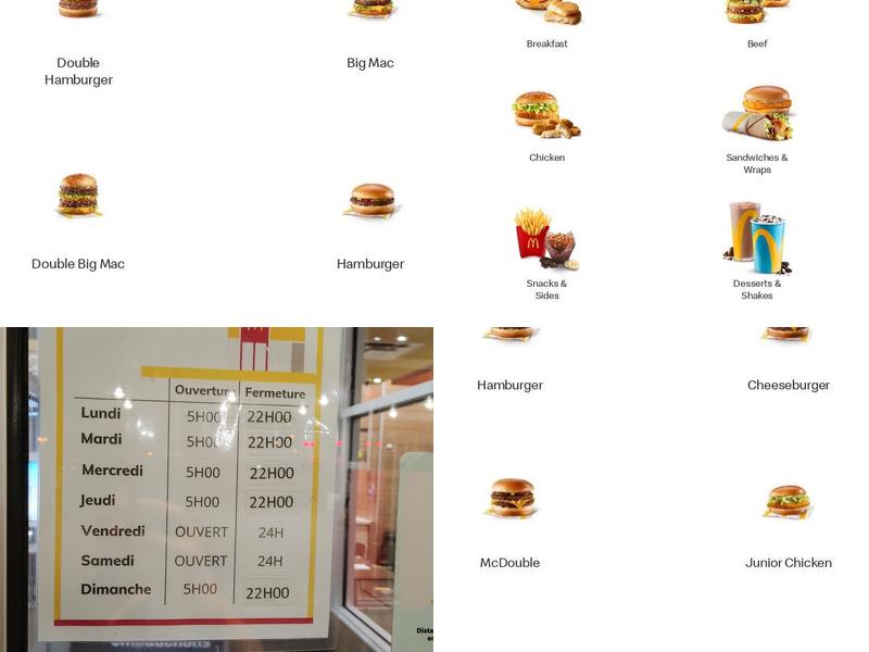 McDonald's Menu