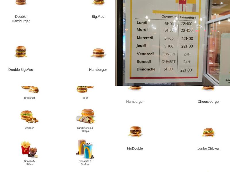 McDonald's Menu