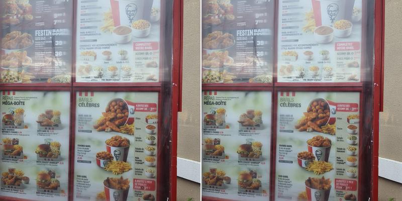 PFK Menu