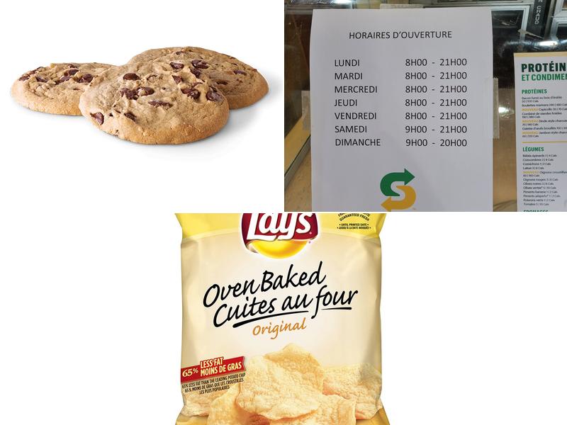 Subway Menu